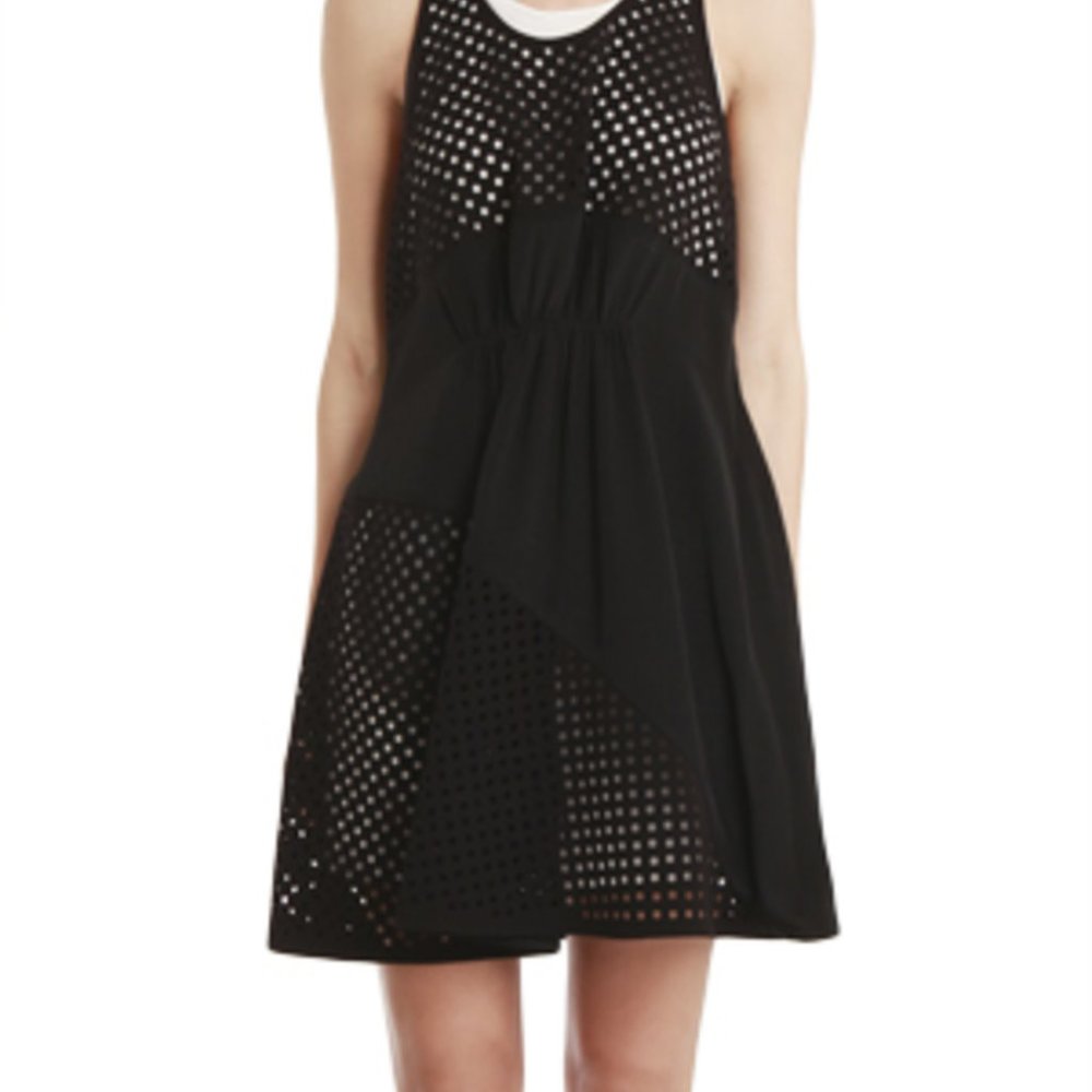 Philip lim 3.1 Laser Cut Polka Dot Dress